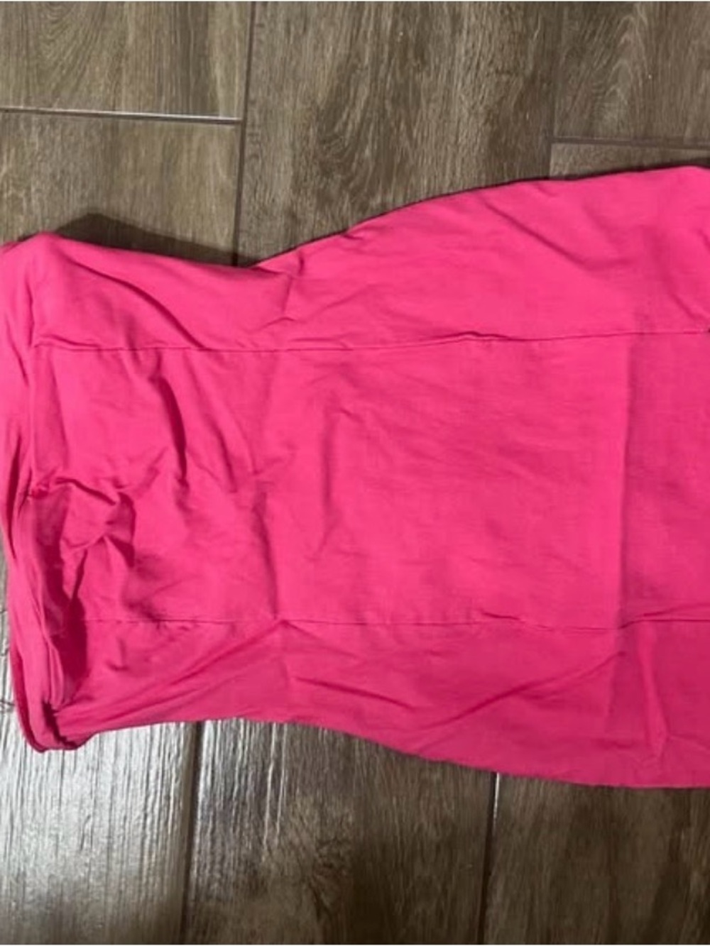 Hot Pink Strapless Dress
